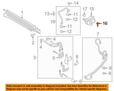FORD OEM 17-23 Bronco Sport Cooling Trans Oil Cooler-Aux Cooler Bolt W714824S442