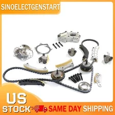 Timing Chain Kit Water & Oil Pump For Cadillac Pontiac Saab Suzuki 3.6 3.0 07-15