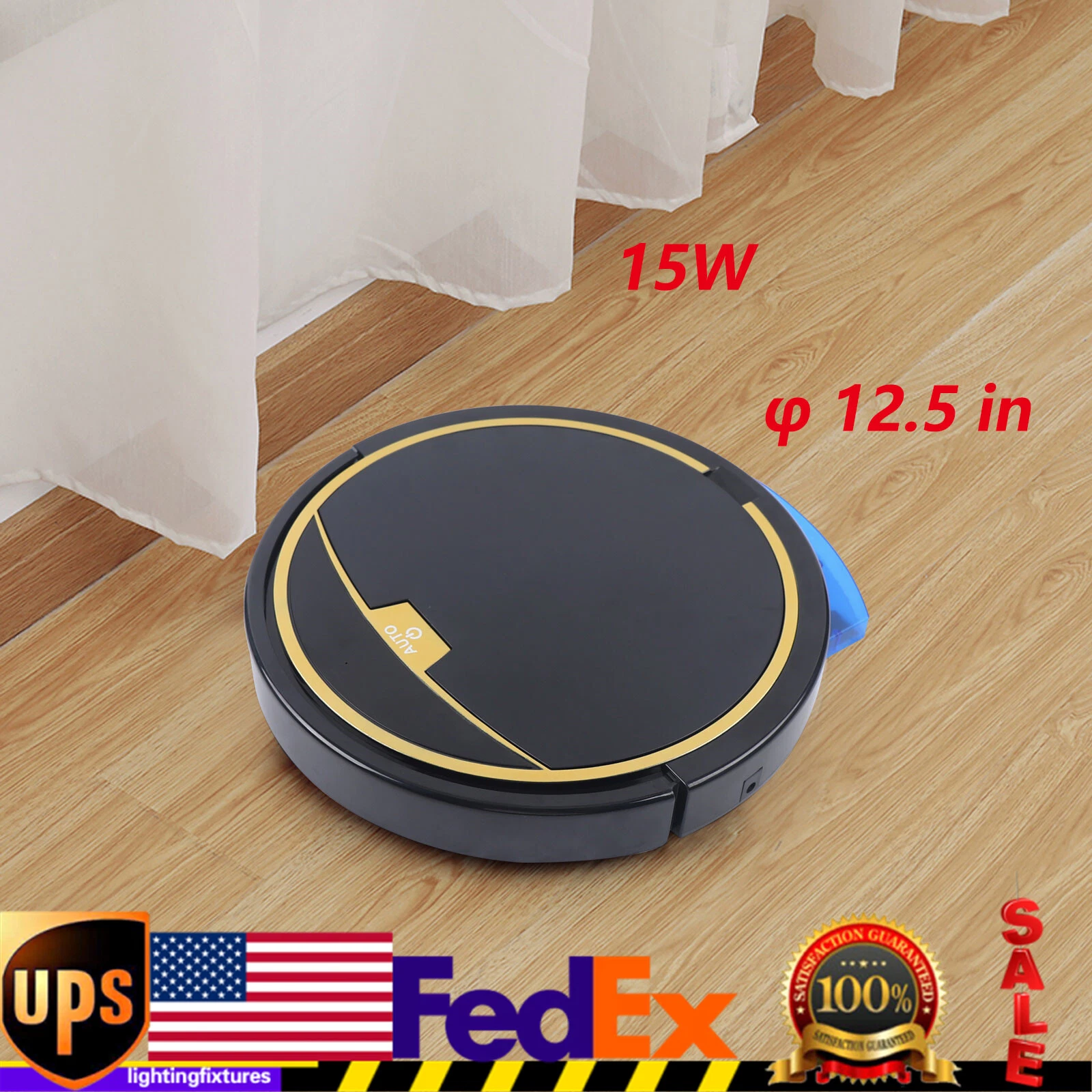 3 IN1 Smart Robot Vacuum Cleaner Auto Cleaning Carpet Floor Mop Sweeper 2800Pa