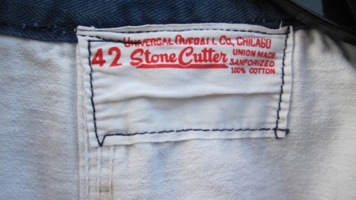 Vintage STONE CUTTER Universal Overall Co CHORE COAT SMOCK Size 42 Sanforized - Picture 2 of 13