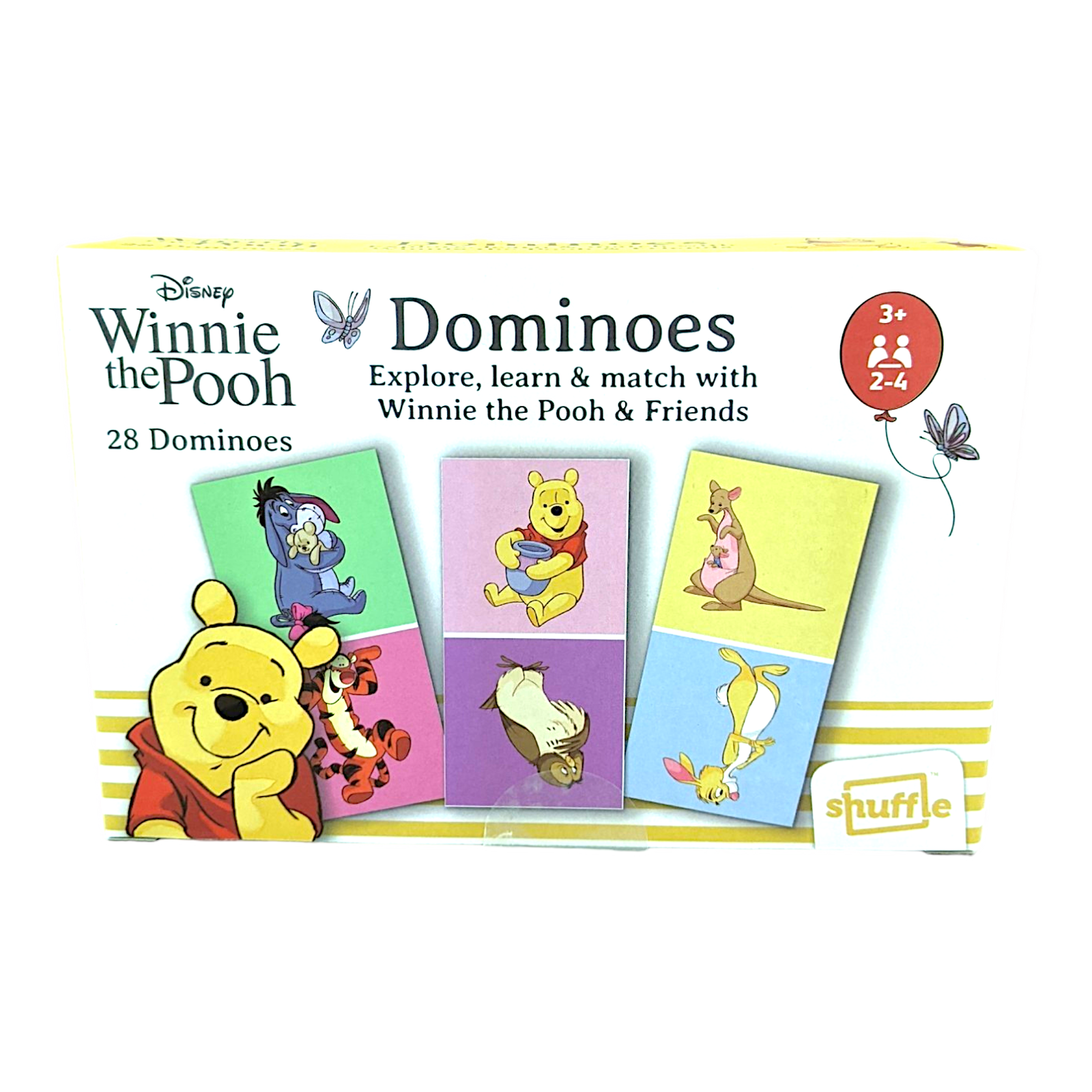 Winnie The Pooh Dominos game Disney bear hundred acre wood Cartamundi