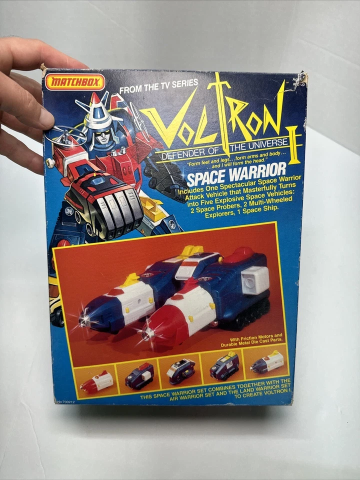 MATCHBOX TOEI ORIGINAL 1984 VOLTRON 1 JUEGO GUERRERO ESPACIAL NUEVO EN CAJA Defender Raro Foto 2 de 4