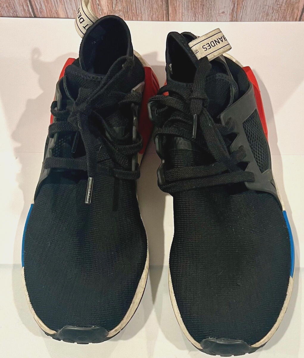 Adidas NMD XR1 PK OG Black Red Blue Men's Size 12 Primeknit