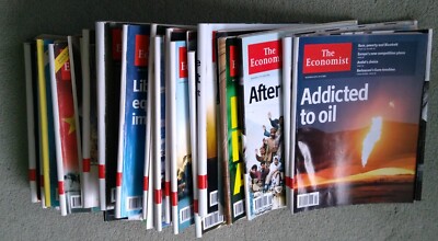 The Economist 2001 back issues - select desired date from drop-down list