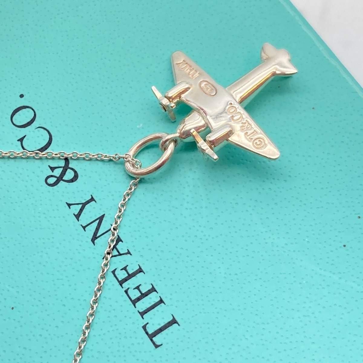 tiffany and co airplane necklace