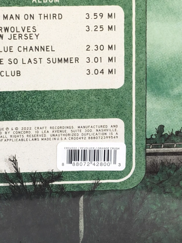 Taking Back Sunday Tell All Your Friends 20th Orange Crush Vinyl LP + 10” /1000 - Image 4 of 4