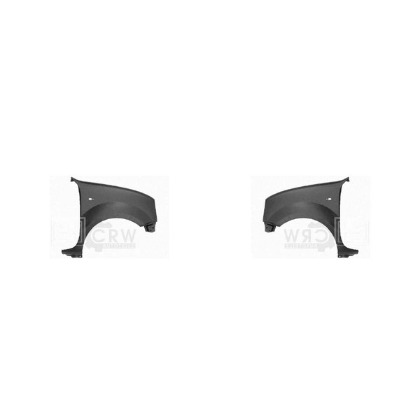 KotflüGel Set Vorne Links Rechts FüR Renault Kangoo Bj. 03/98-04/03-image