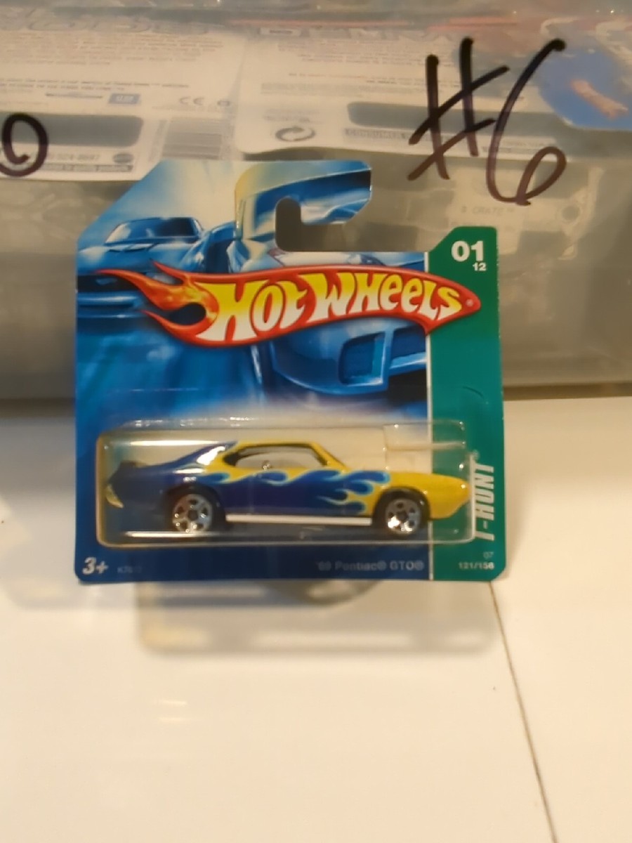 Hot Wheels 2007 Treasure Hunt 69 Pontiac GTO #1 Of 12 on Short