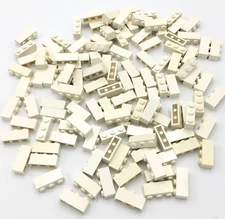 LEGO LOT OF WHITE 1 X 3 STUD BRICK PIECES BUILDING PARTS BEAM TOWN HOME 