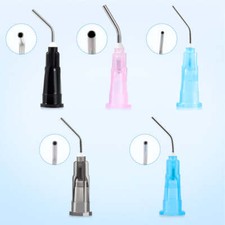 100Pcs/PK JMU Dental Pre Bent Tips Needle Bent Blunt Dispensing Needles