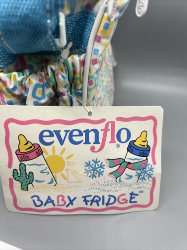 Vintage 90s Evenflo Multicolor Diaper Bag with Changing Pad Mess Bag Pockets - Picture 4 of 8
