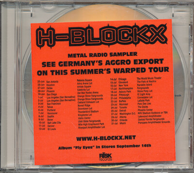 H-Blockx - Metal Radio Sampler RARE promo CD 1999