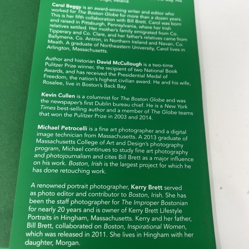 SIGNED BOSTON IRISH Photography Coffee Table Book by Bill Brett - Imagen 8 de 24