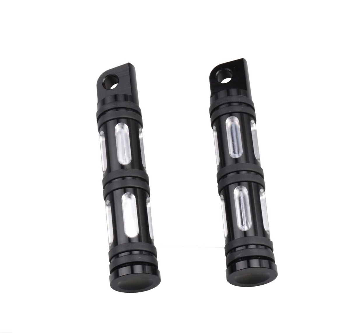 チョッパー Motorcycle Highway Crash Bar Mount Foot Peg Clamp For Harley