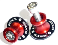SUZUKI GSXS 1000FA  2015-2025 red PADDOCK STAND BOBBINS COTTON REELS SPOOLS lift