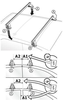 Dachträger Menabo Delta Für AUDI A1 Sportback Bj 09.11-10.18