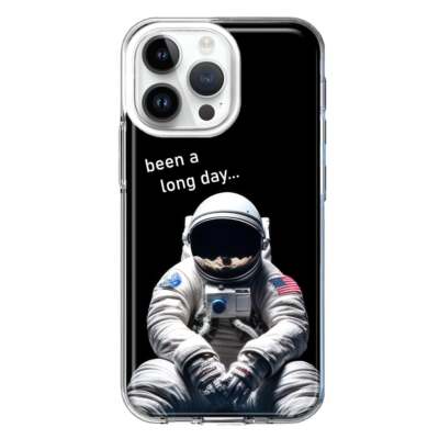 Mundaze Case for Apple iPhone 13 Pro Max Chilling USA Astronaut