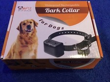 Ortz Waterproof Rechargeable Bark Collar for Small, Medium  Large Dogs NEW