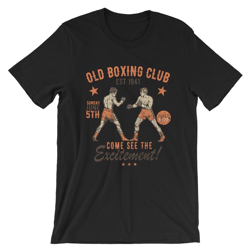 Old Boxing Club T-Shirt. 100% Cotton Premium Tee NEW | eBay