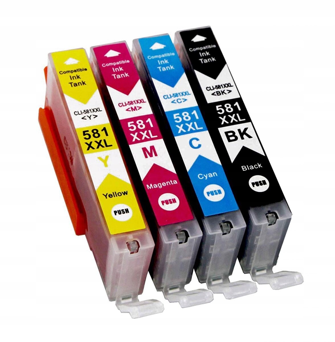 Canon PGI-580 PGBK/CLI-581 CMYBK Multipack - Paquete De 5 - Negro, Amarillo, Cián, Magenta - Original - Blíster - Depósito De Tinta - Para PIXMA TS6251, TS6350, TS6351, TS705, TS8252, TS8350, TS8351
