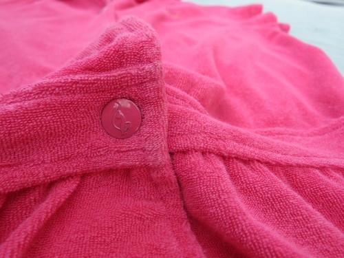 **Baby Phat Short Sleeve Hooded Snap Swim Bath Robe Girls Size 16 - Picture 5 of 11