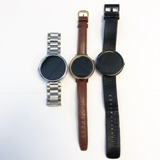  Lot of 3  AS-IS READ  Motorola Moto 360 Smart Watches 316L