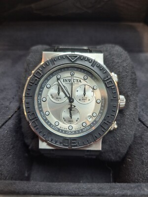 Silver/Black Invicta Reserve Men's Stainless Steel Watch 1463 NIB