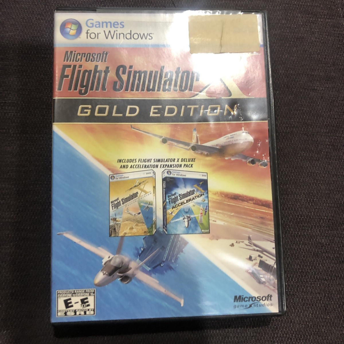 Microsoft Flight Simulator X Gold Edition Flight Simulator With