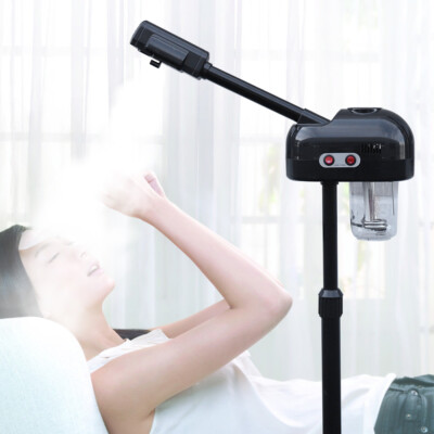 Black Pro 2 in 1 Facial Steamer Ozone Beauty Salon Spa Salon Equipment Skin Care