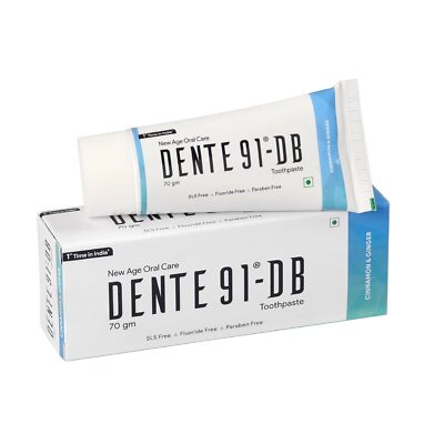 DB Toothpaste Sensitivity Relief, Repairs Cavities, Fights Gum Disease (Dente91)