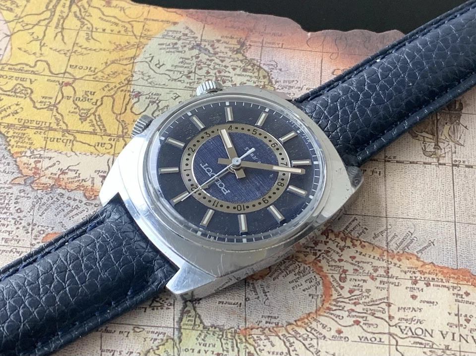 Authentic Vintage Poljot Alarm wristwatch USSR ,18 j.Cal 2612.1 Serviced - Image 4 of 4