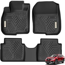 Floor Mats Compatible with Honda 2017-2022 CR-V, 1st  2nd 17-22 floor mats