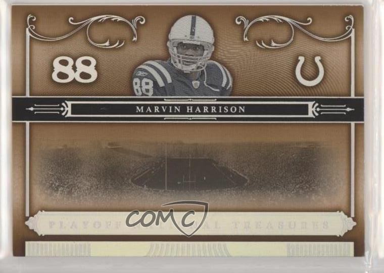 2006 Playoff National Treasures 96/125 Marvin Harrison #53 HOF im4