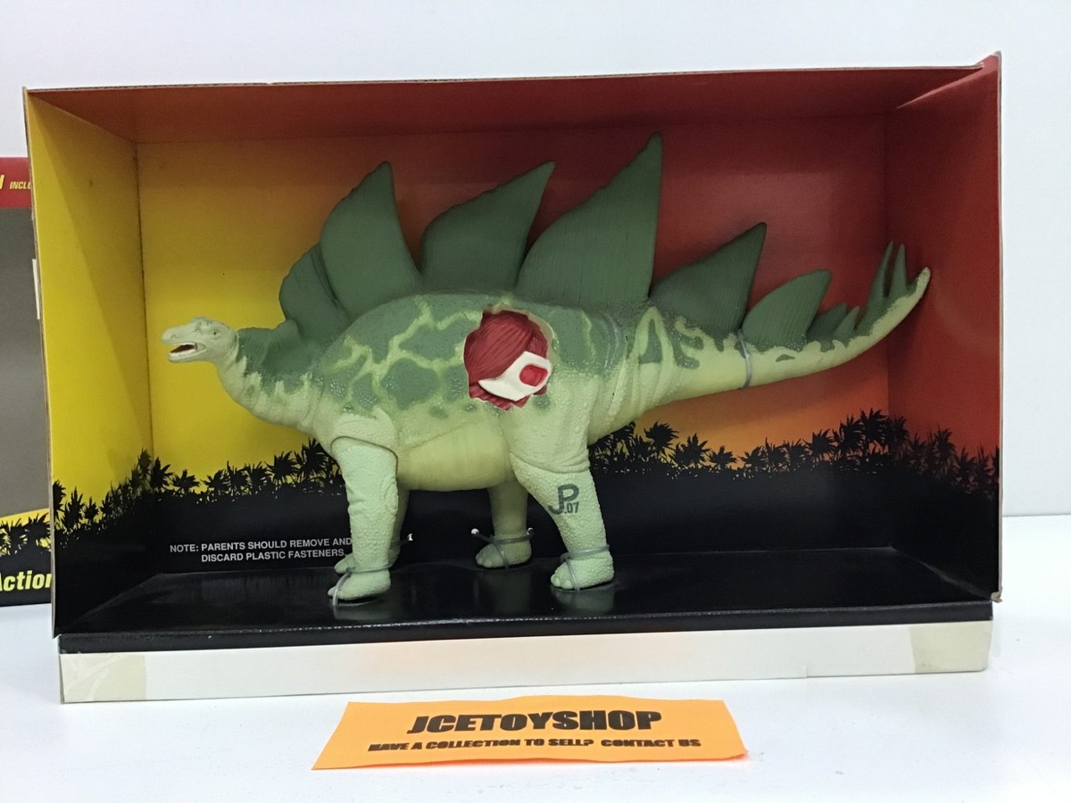 1993 KENNER JURASSIC PARK STEGOSAURUS DINO-DAMAGE WOUND MIB | eBay