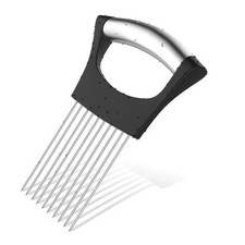 1Pc Onion Slice Holder Food Slicers Assistant Pin Slicer for Onion Potato Lemon