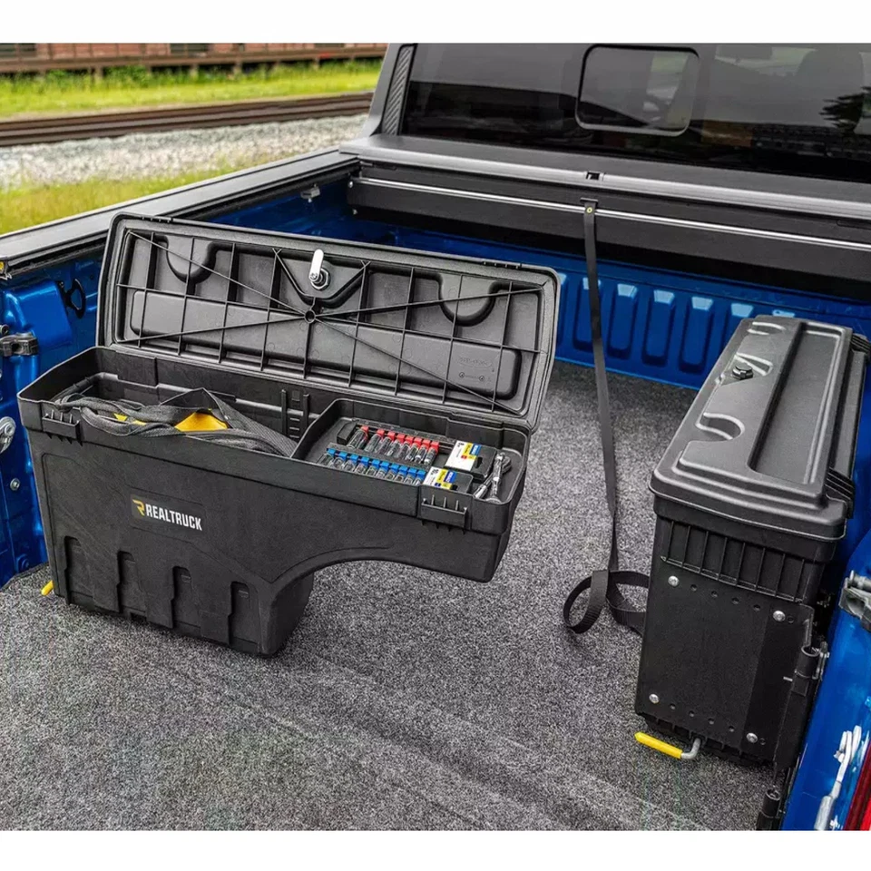 UnderCover Swing Case Left/Right Bed Toolbox for Silverado Sierra 2500HD 3500HD - Image 2 of 4