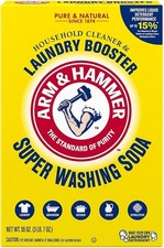 Arm  Hammer Super Washing Soda Detergent Booster  Household Cleaner, 55oz.