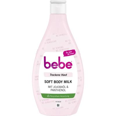Bebe Soft body milk for dry skin -400ml/ 13.5 fl oz -FREE SHIPPING