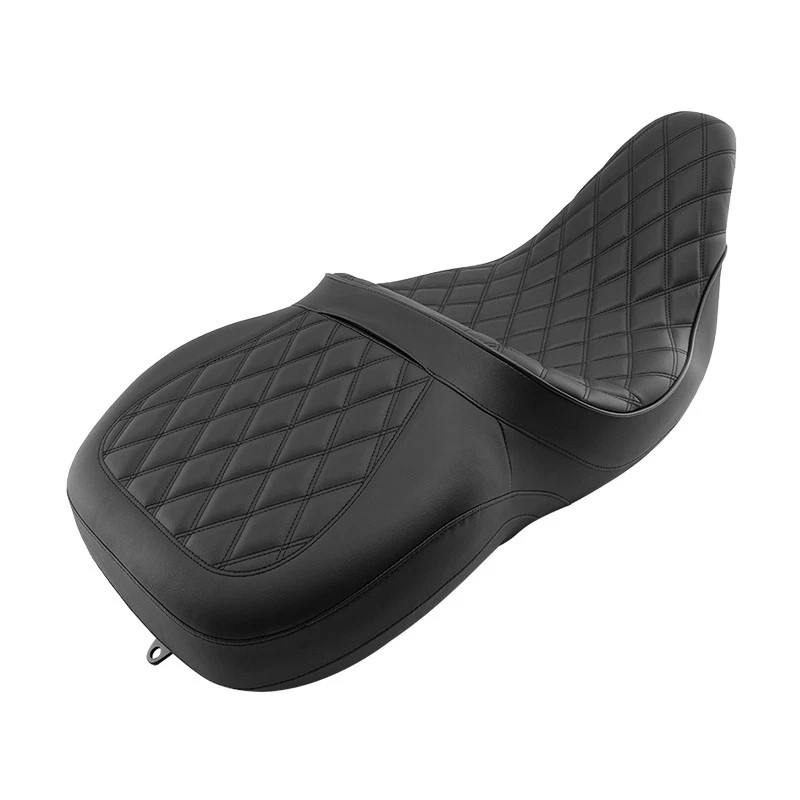 Driver Passenger Seat Low-Pro For Harley Electra Glide Road Glide 1997-2007 Foto 4 de 4