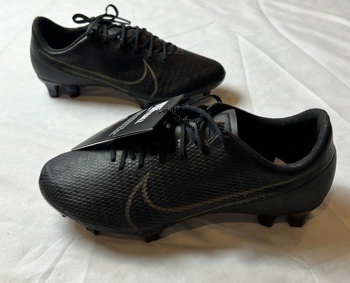 Nike Mercurial Vapor 13 Elite Tech Craft FG Black Soccer Cleats US 5 (Women's 7) - Picture 2 of 7