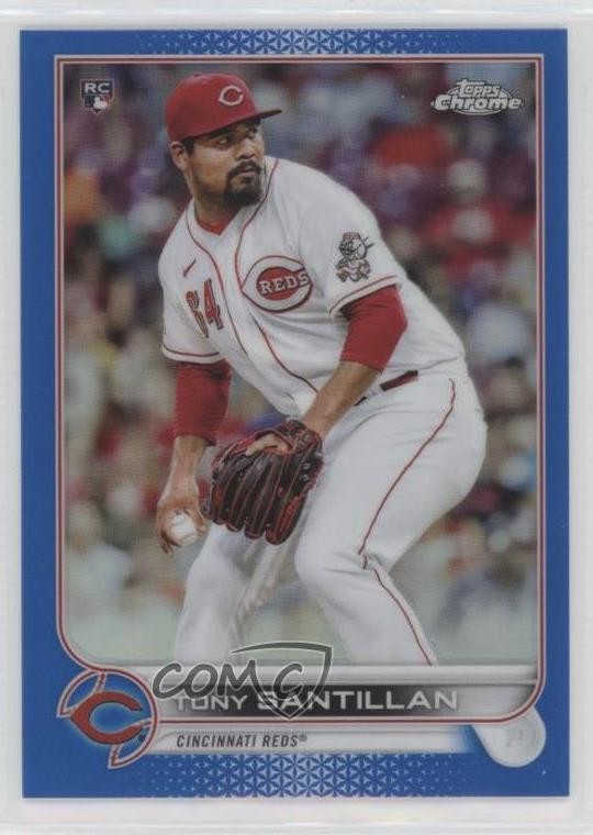 2022 Topps Chrome Blue Refractor 69/150 Antonio Santillan Tony #193 ll2