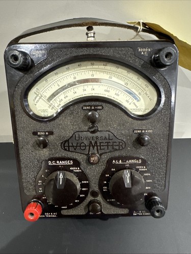 AVO No.1 Test Set, High Sensitivity, Case & Leads. Good Condition. NATO Version - Picture 3 of 16