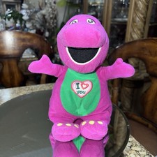 Mattel Fisher Price Barney Singing Talking Plush Toy 2013 TESTED