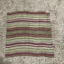 NWT Ann Taylor 100% Silk Striped Small Square Women’s Scarf 20.5” X 20.5”