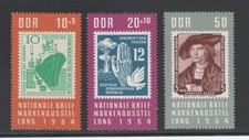 DDR 1964, Mi.-Nr. 1056-1058**, "Nationale Briefmarkenausstellung", postfrisch