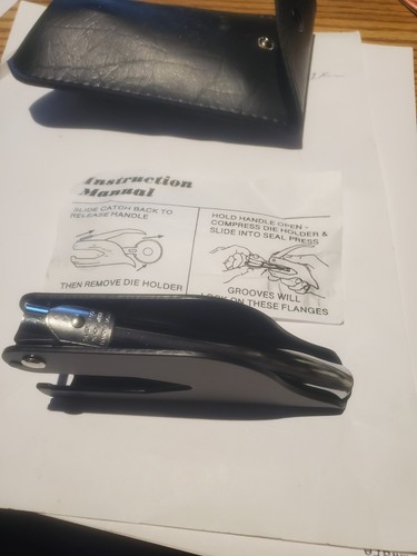 Schreibtisch Notar Siegel Stempel Präger Firmensiegel 1,5 Zoll - Bild 3 von 5