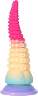 Long Tapered Tentacle Dildo Fantasy Octopus Sex Toys with Strong