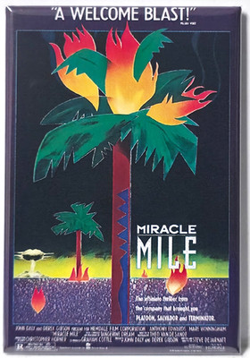 Miracle Mile Cult Sci-Fi Thriller 2x3 MAGNET FREE SHIPPING Retro Atomic Vintage