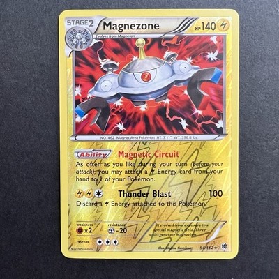 Pokémon TCG Magnezone 54/162 XY BREAKthrough Reverse Holo 2015