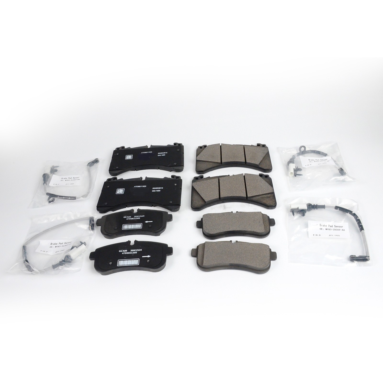 Aston Martin DBX 2021-2024 FRONT+UPPER Brake pad P/N MY832D007AC